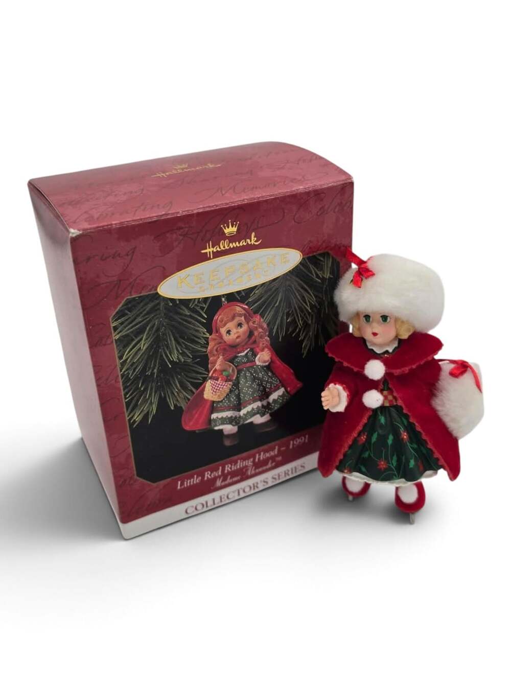 Hallmark Little Red Riding Hood Madame Alexander Ornament 1991